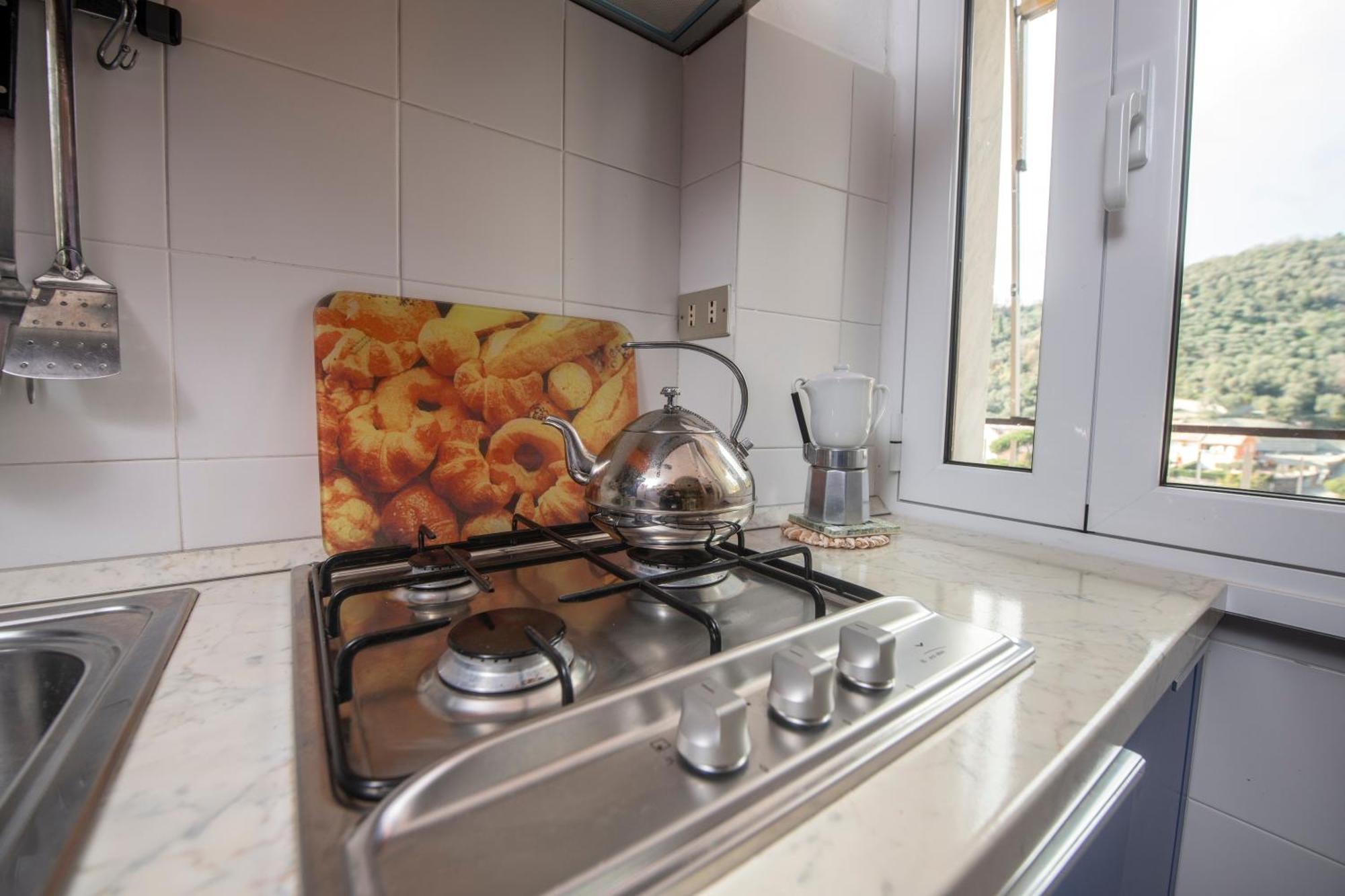 Апартаменты 239 - Casa Del Sole Vista Mare Moneglia - 5Minuti A Piedi Dal Mare - Parcheggio Privato Экстерьер фото