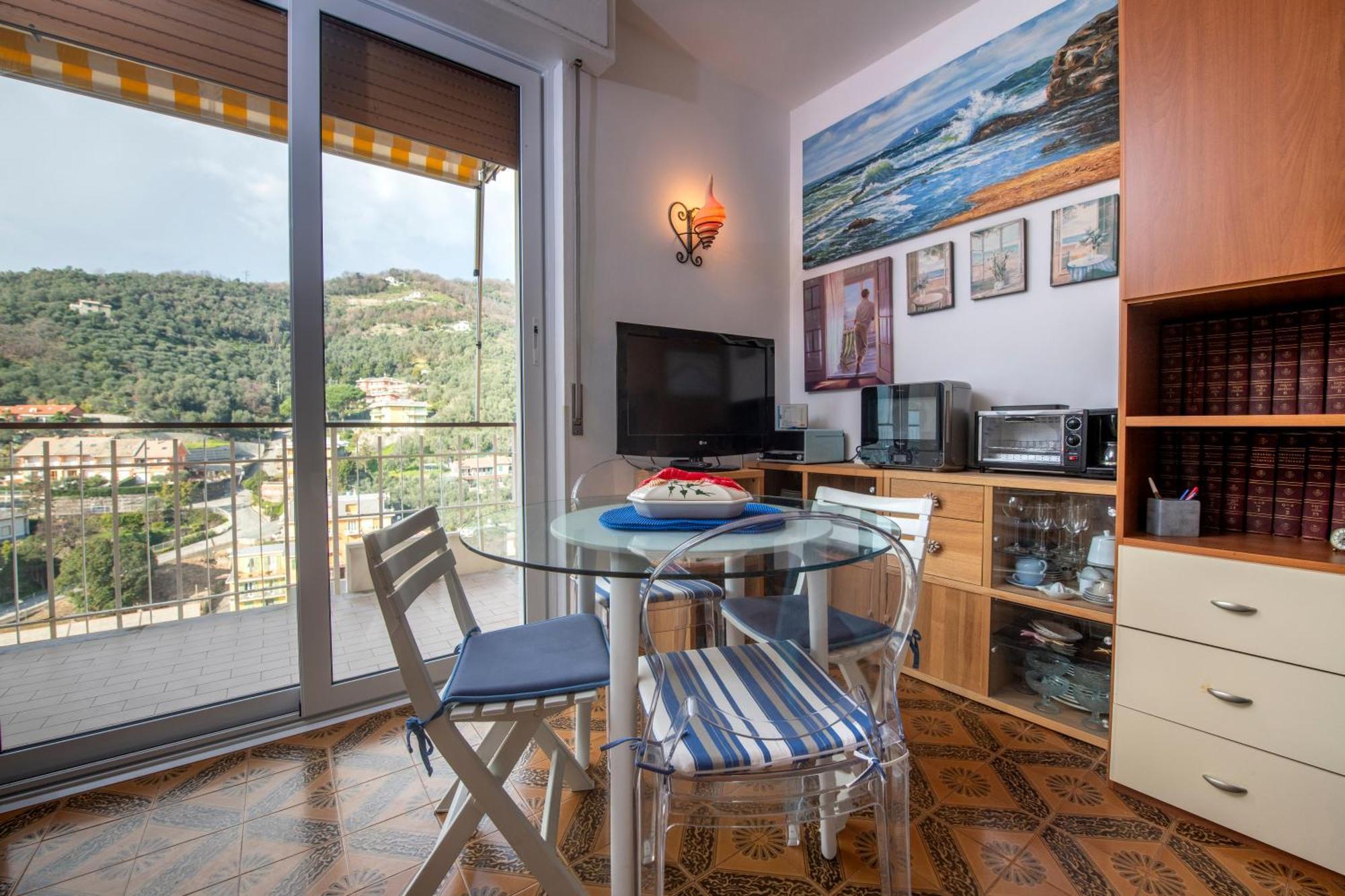 Апартаменты 239 - Casa Del Sole Vista Mare Moneglia - 5Minuti A Piedi Dal Mare - Parcheggio Privato Экстерьер фото